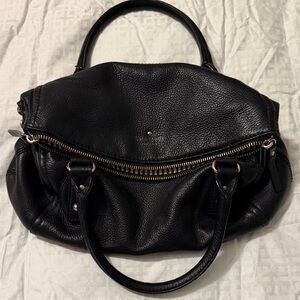 Chic Black Leather Shoulder Bag